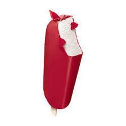 برنارد بستنی با  روکش توت فرنگی 